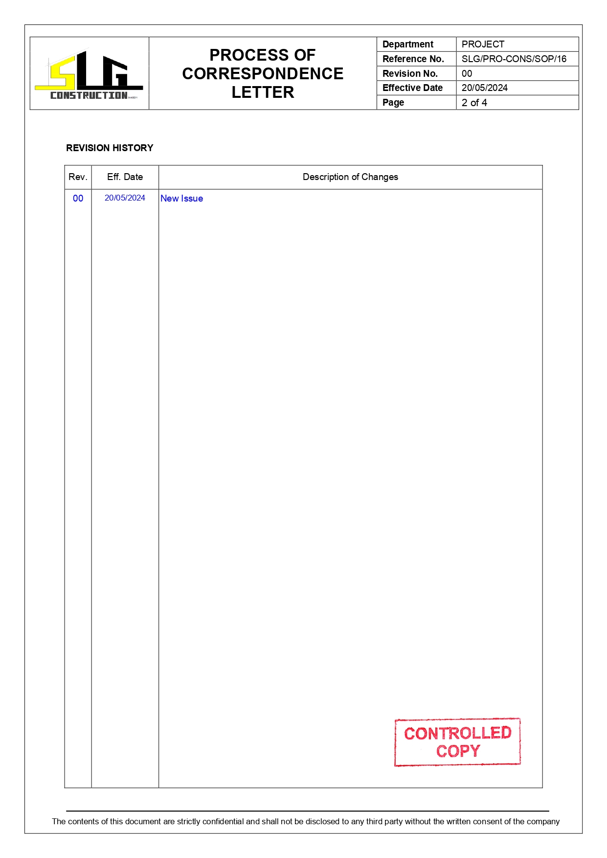 SLG-PRO-SOP Page 2